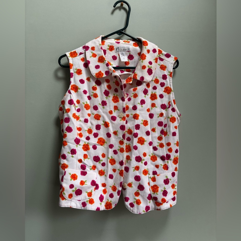 Vintage Floral Vest